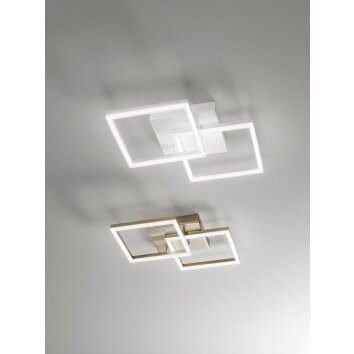 Fabas Luce Bard Deckenleuchte LED Weiß, 1-flammig