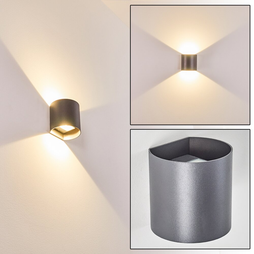 Vikom Aussenwandleuchte LED Anthrazit, 2-flammig main product photo