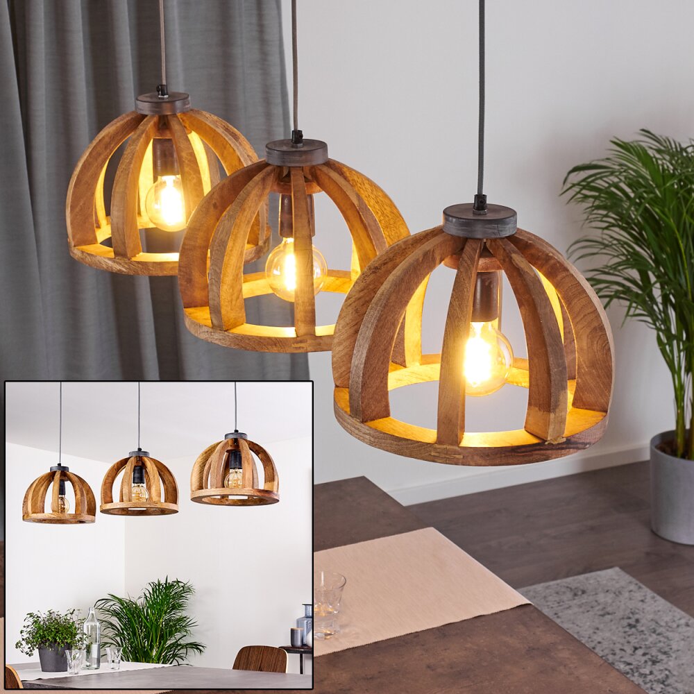 Tabua Pendelleuchte Grau, 3-flammig main product photo