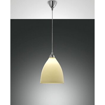 Fabas Luce PROVENZA Hängeleuchte Chrom, 1-flammig Fabas Luce PROVENZA Hängeleuchte Chrom, 1-flammig