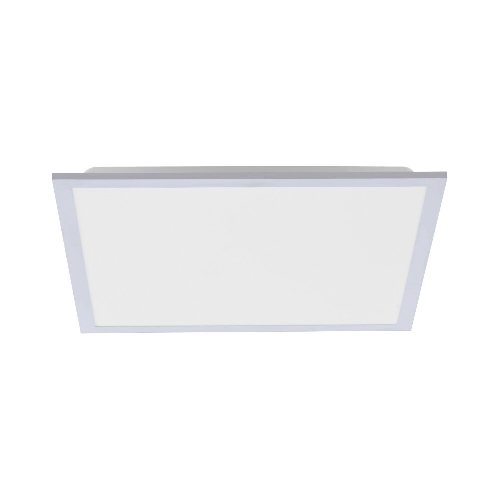 Leuchten Direkt FLAT Deckenpanel LED Silber, 1-flammig, Fernbedienung main product photo