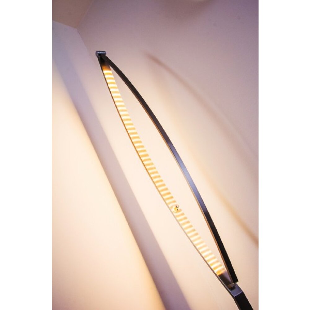 Santa Marta Stehleuchte LED Chrom, Nickel-Matt, 1-flammig