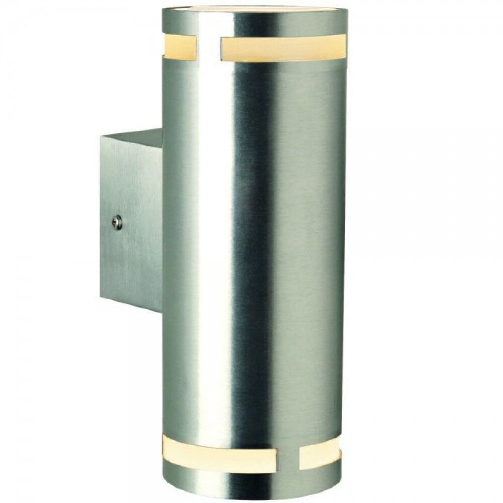 Nordlux CAN Außenwandleuchte Aluminium, 2-flammig