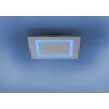 Paul Neuhaus Deckenleuchte Q-MIRAN LED Aluminium, 1-flammig, Fernbedienung, Farbwechsler