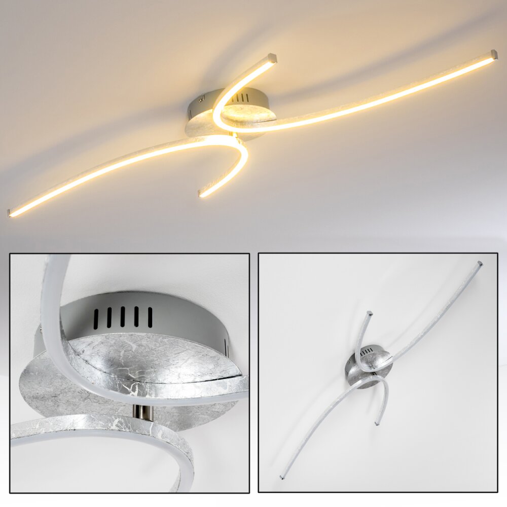 Askim Deckenleuchte LED Silber, 1-flammig main product photo