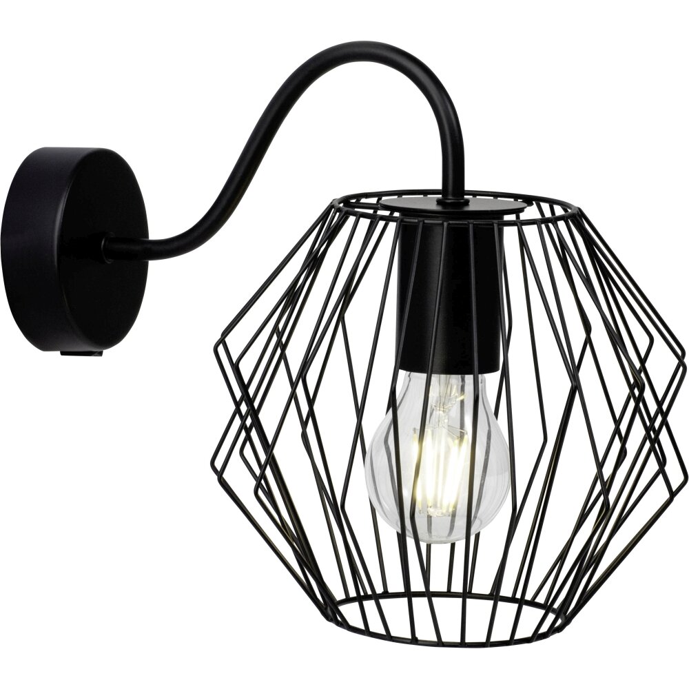 Brilliant Noris Wandspot Schwarz, 1-flammig main product photo