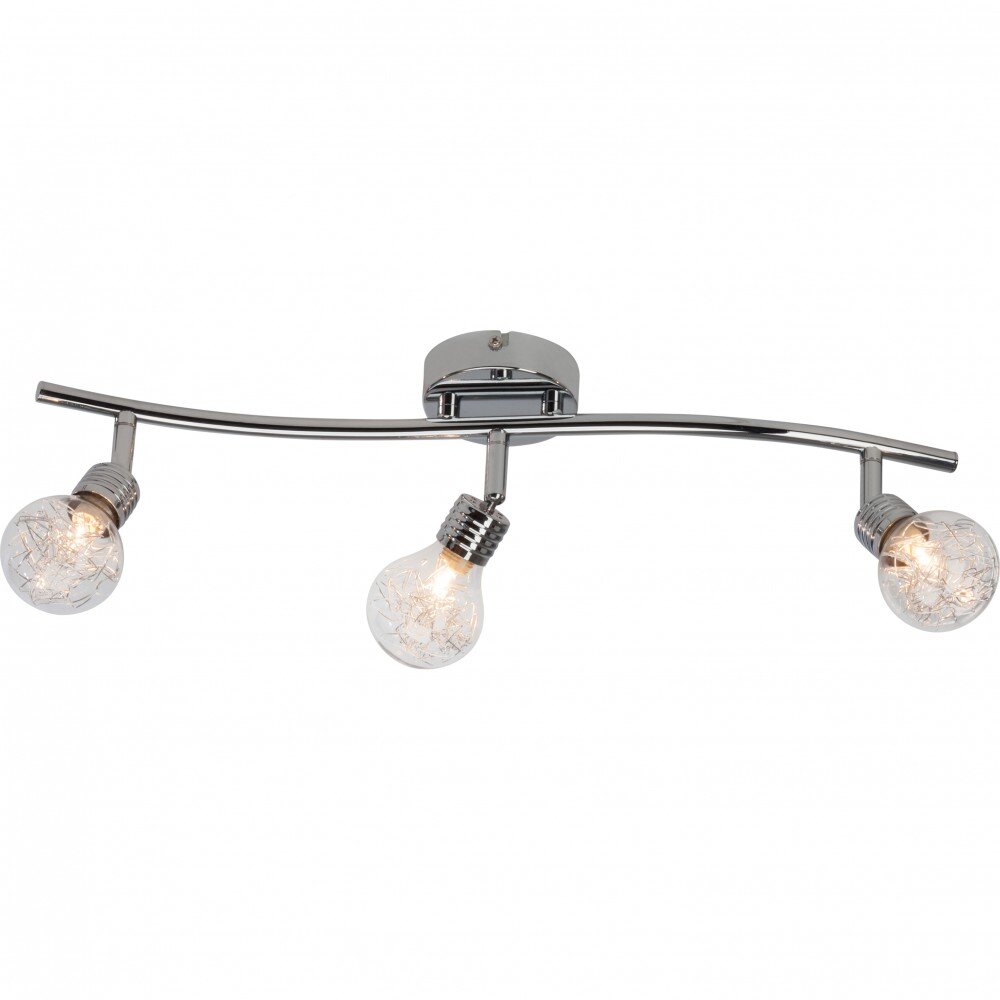 Brilliant BULB Deckenleuchte Chrom, 3-flammig main product photo