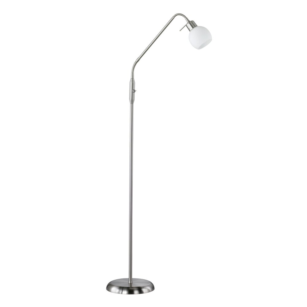 Trio Leuchten FREDDY Stehleuchte LED Nickel-Matt, 1-flammig main product photo