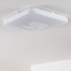 Lumsden Deckenleuchte LED Grau, 1-flammig, Fernbedienung