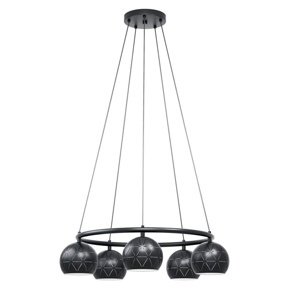 EGLO CANTALLOPS Hängeleuchte Schwarz, 5-flammig main product photo