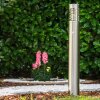 Dakar Aussenstehleuchte Edelstahl, 1-flammig, Bewegungsmelder