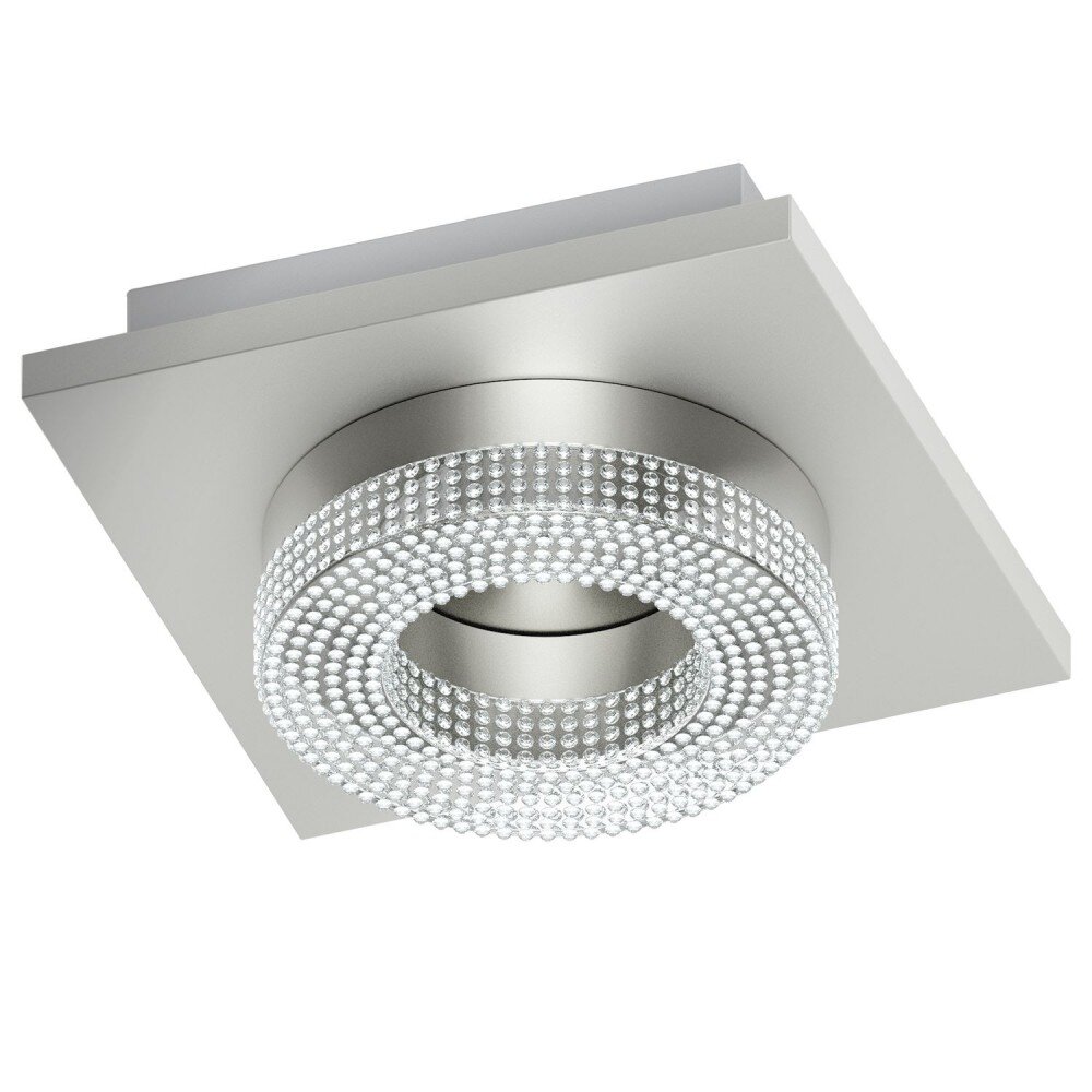Eglo FRADELO Deckenleuchte LED Chrom, Kristalloptik, 1-flammig main product photo