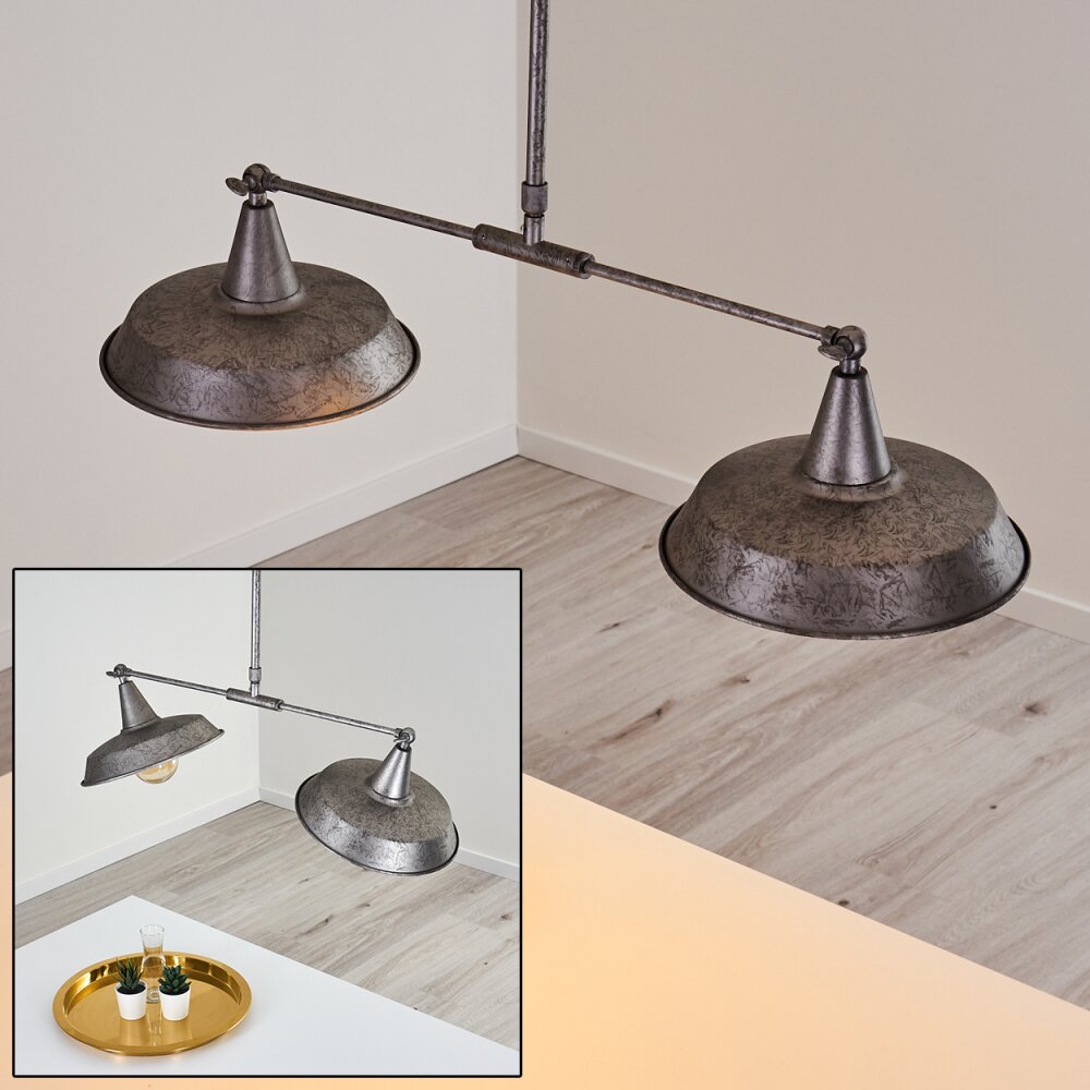 Chicopee Pendelleuchte Silber, 2-flammig main product photo