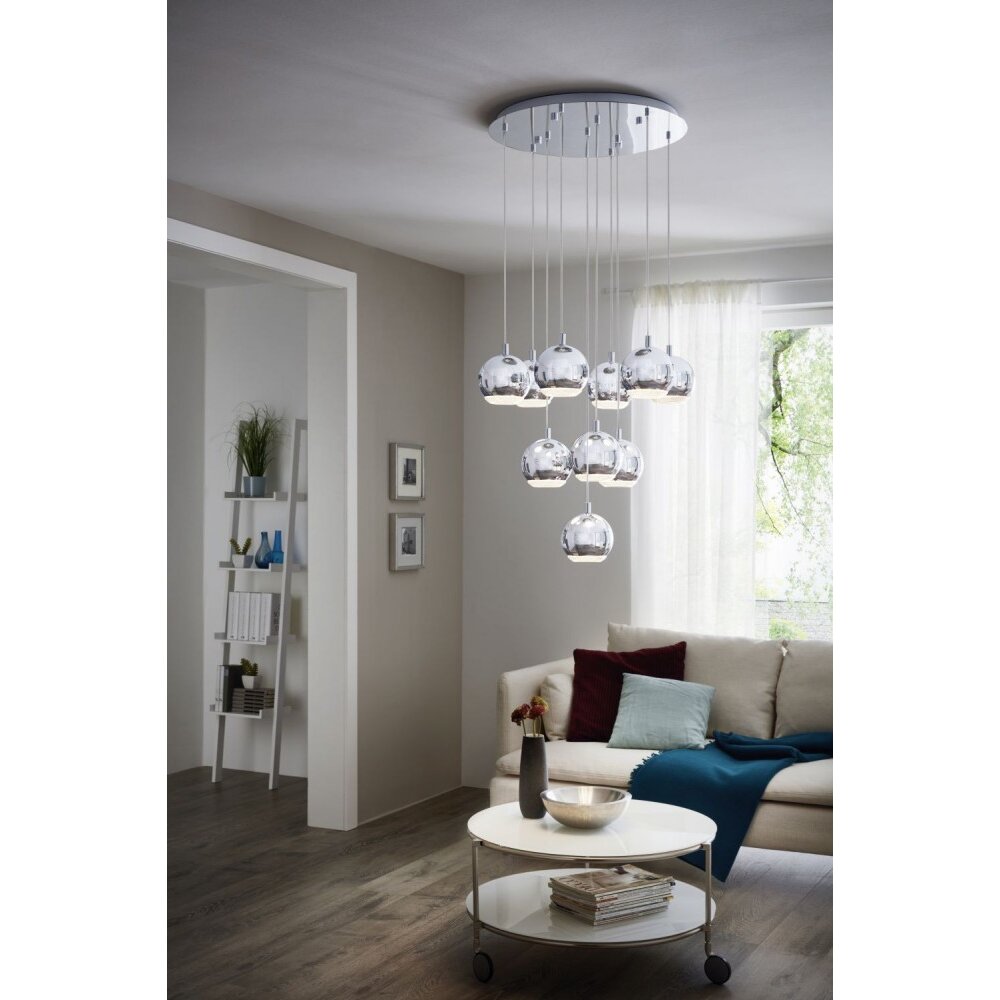 Eglo CONESSA Pendelleuchte LED Chrom, 10-flammig main product photo