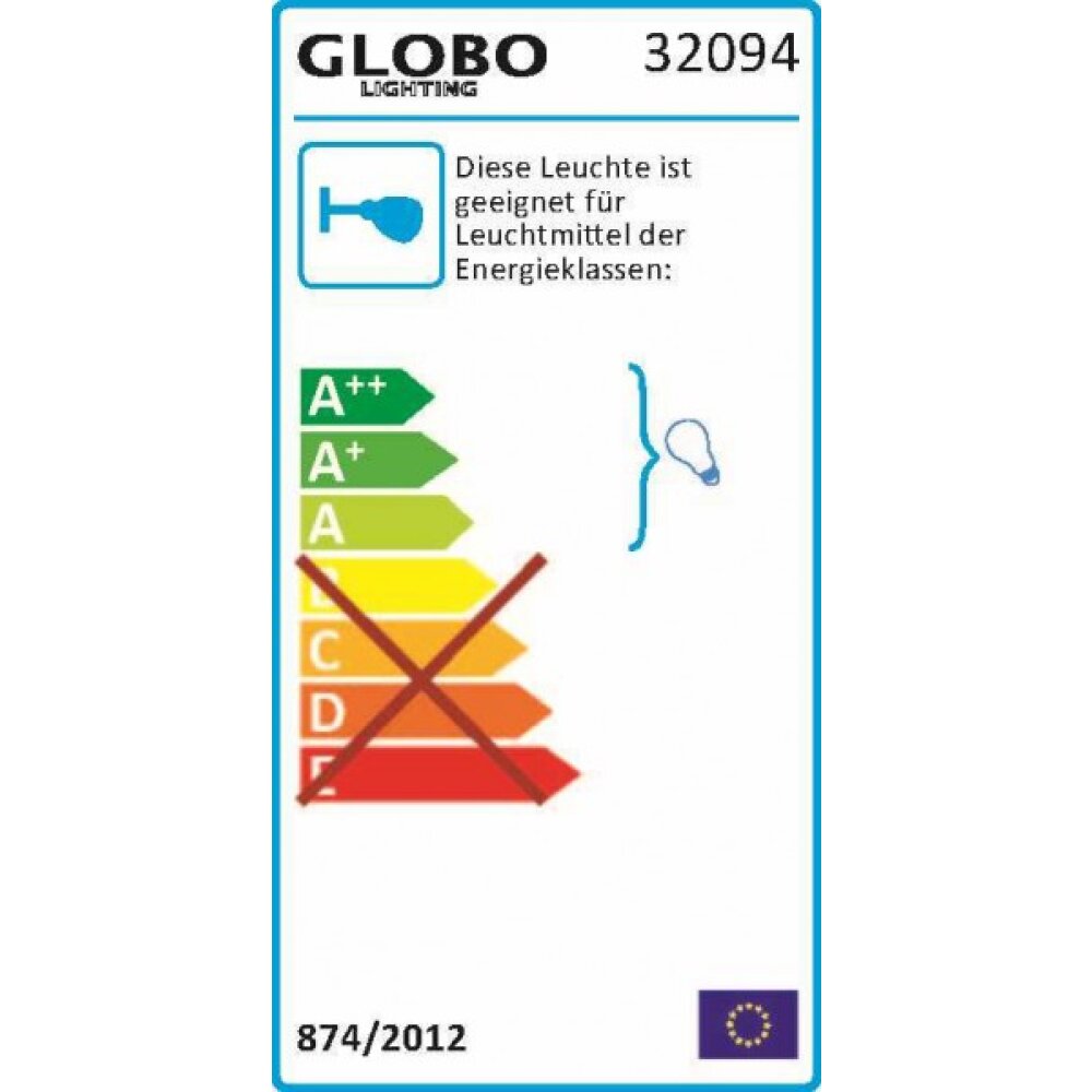 Globo CORNUS Außenleuchte Edelstahl, 1-flammig