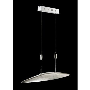 Fischer Leuchten Shine Pendelleuchte LED Nickel-Matt, 5-flammig