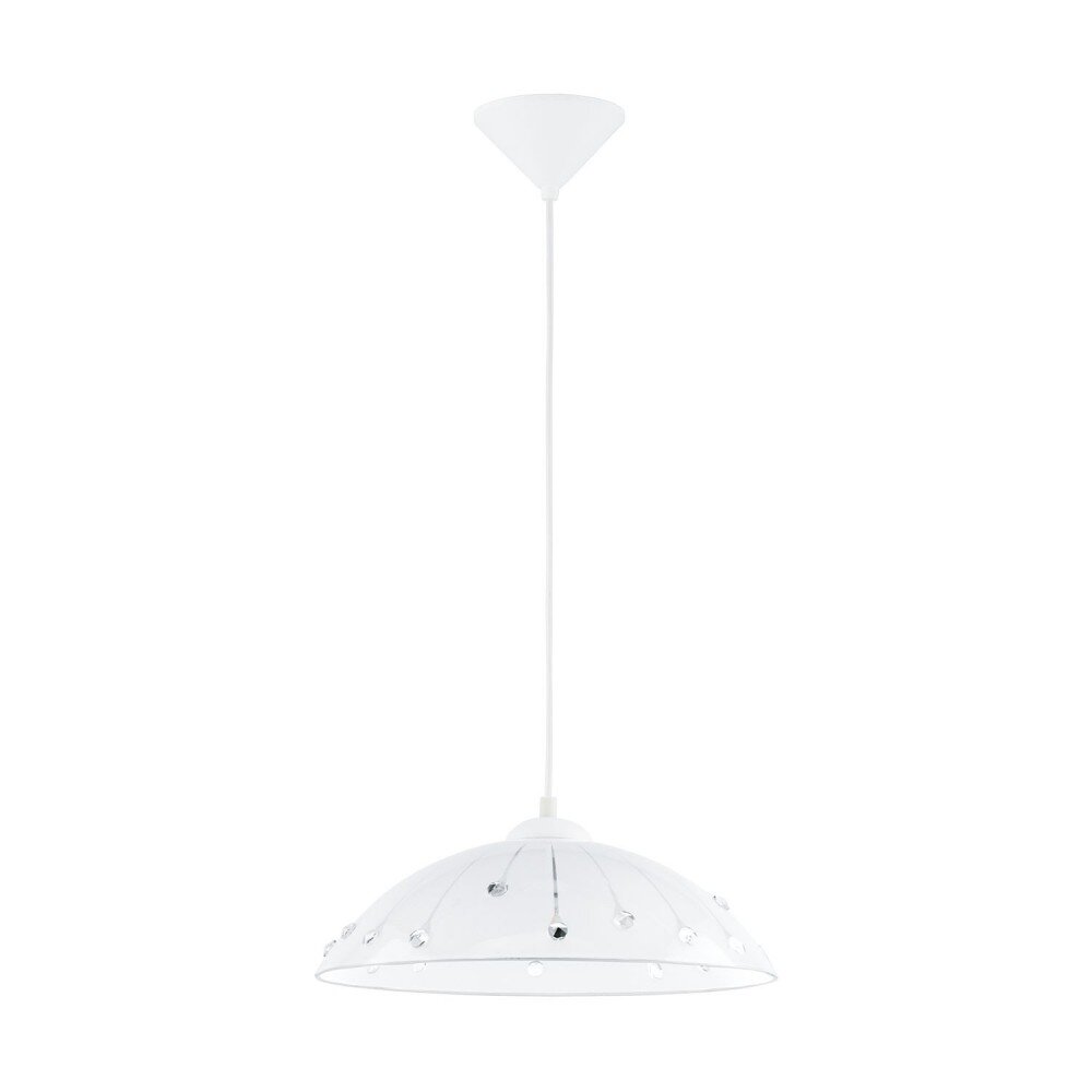 Eglo VETRO Pendelleuchte Kristalloptik, Weiß, 1-flammig main product photo