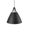 Design For The People by Nordlux Strap48 Pendelleuchte Schwarz, 1-flammig