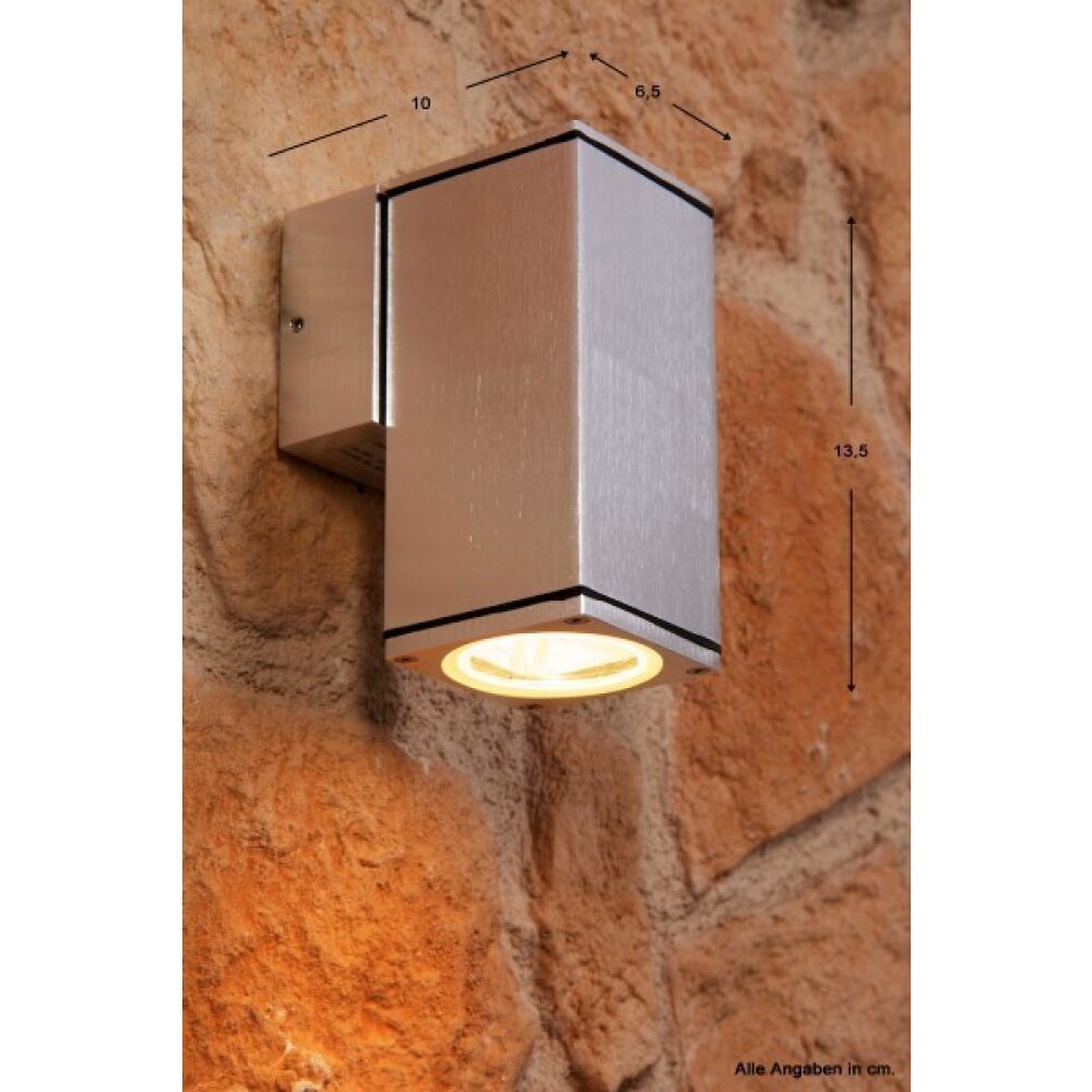 Konstsmide MONZA Wandleuchte Silber, 2-flammig main product photo