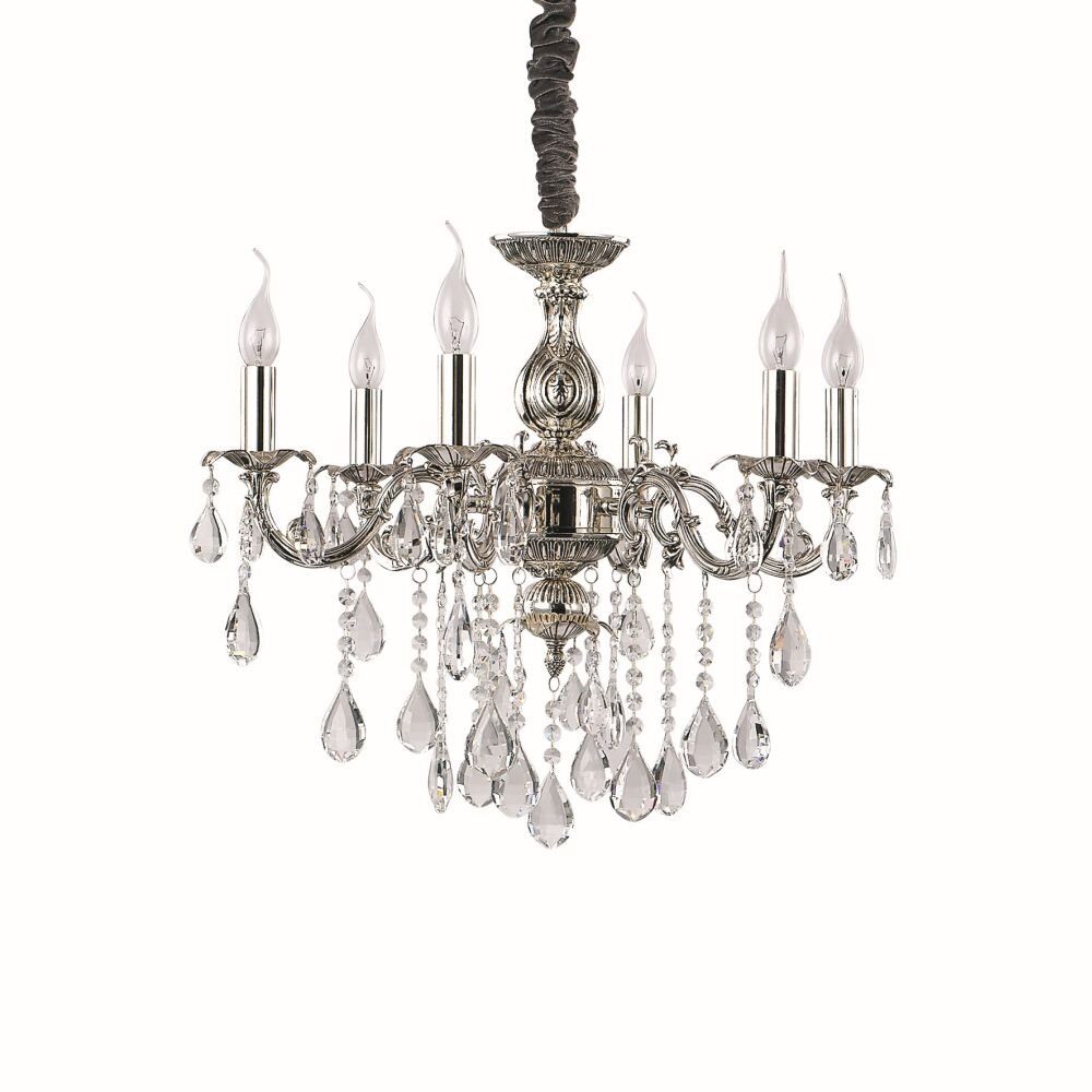 Ideal Lux IMPERO SP6 Kronleuchter Silber, 6-flammig main product photo
