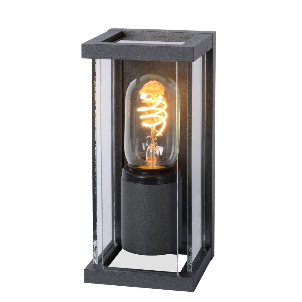 Lucide CLAIRE MINI Aussenwandleuchte Schwarz, 1-flammig main product photo
