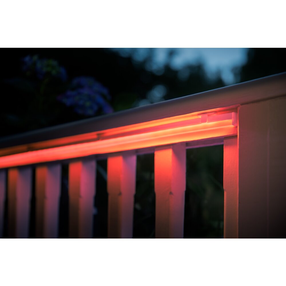 Philips Hue Ambiance White & Color Outdoor Lightstrip LED Weiß, 1-flammig
