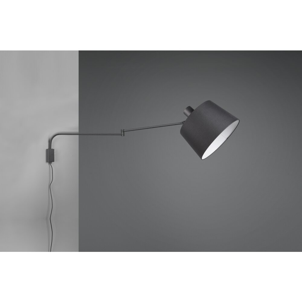 Trio Leuchten Baldo Wandleuchte LED Schwarz, 1-flammig