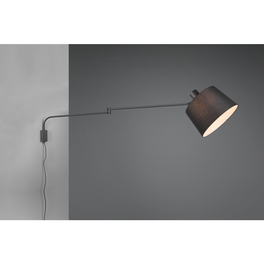 Trio Leuchten Baldo Wandleuchte LED Schwarz, 1-flammig