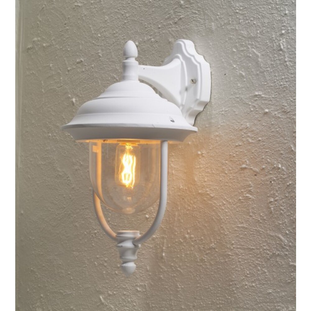 Konstsmide Parma Wandleuchte Weiß, 1-flammig main product photo