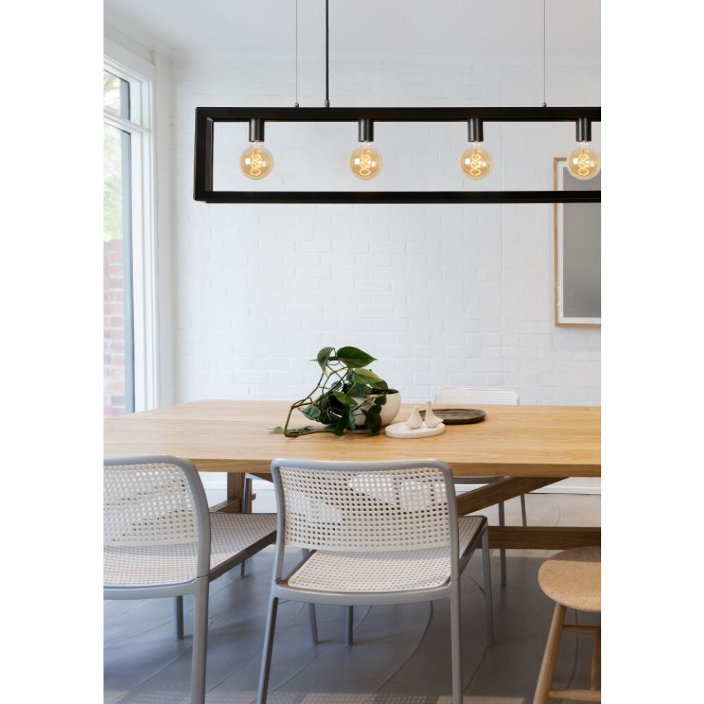 Lucide THOR Pendelleuchten Grau, 4-flammig main product photo