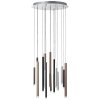 Brilliant Living Cembalo Pendelleuchte LED Braun, 16-flammig