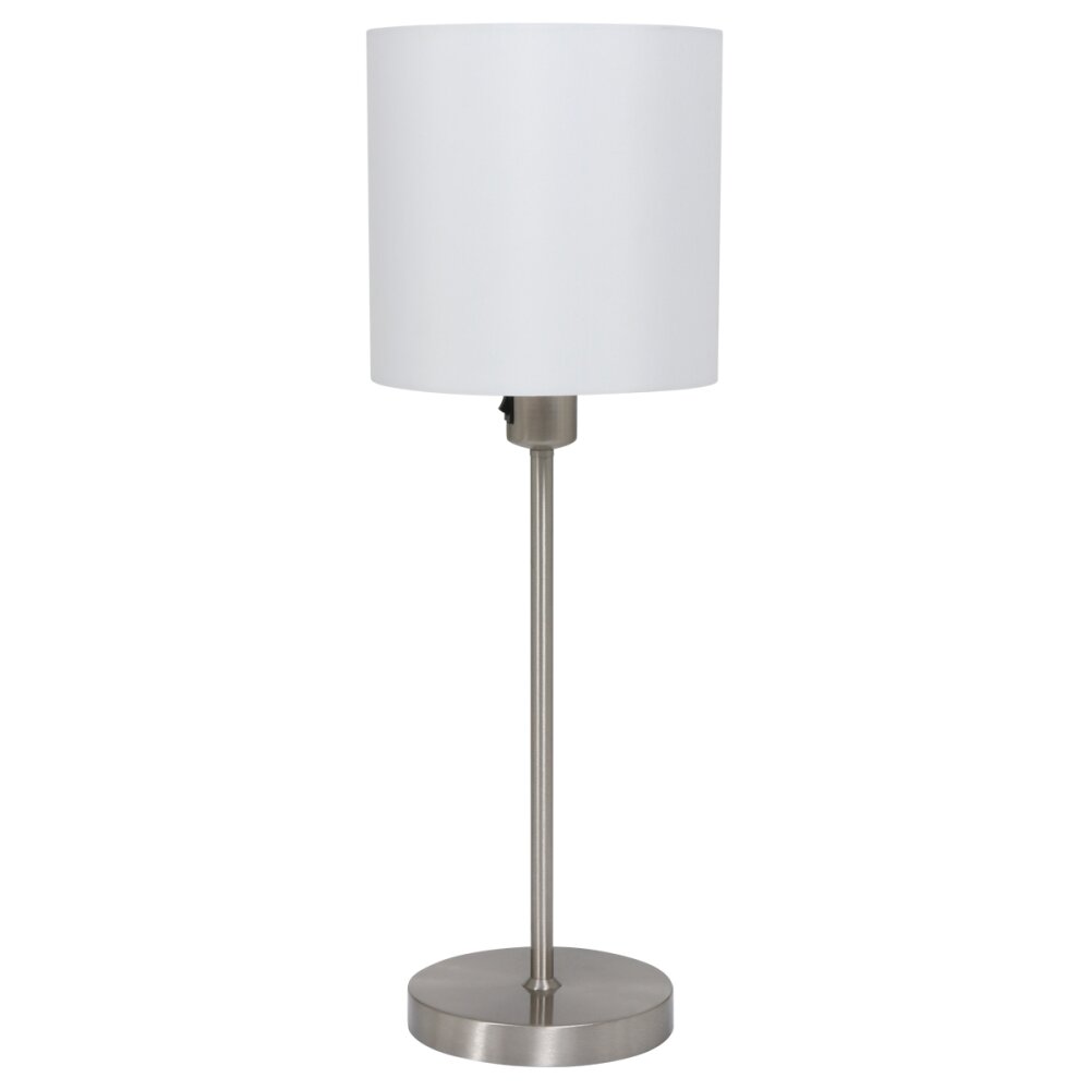 Steinhauer Noor Tischleuchte Edelstahl, 1-flammig main product photo