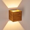 Adak Wandleuchte LED Holz dunkel, 1-flammig