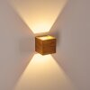 Adak Wandleuchte LED Holz dunkel, 1-flammig