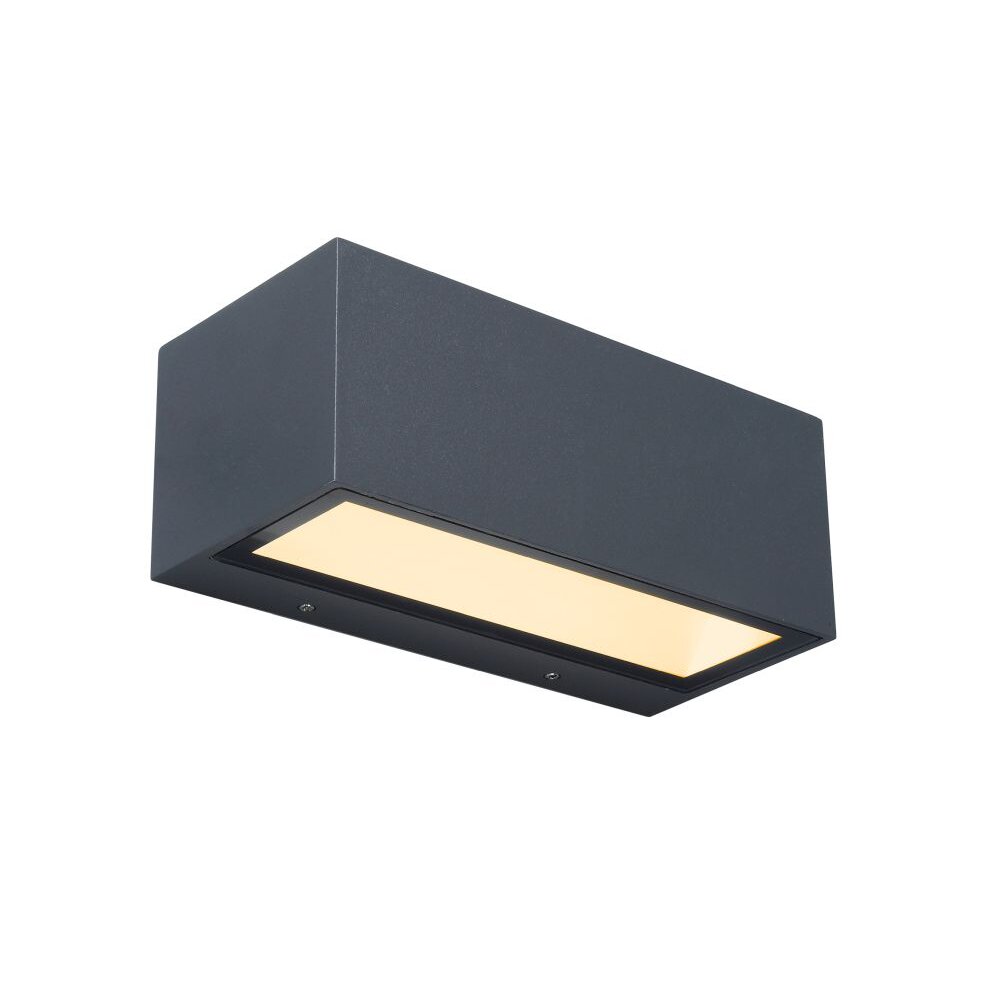 Lutec GEMINI Aussenwandleuchte LED Anthrazit, 2-flammig main product photo