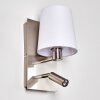 Kublis Wandleuchte LED Nickel-Matt, 2-flammig