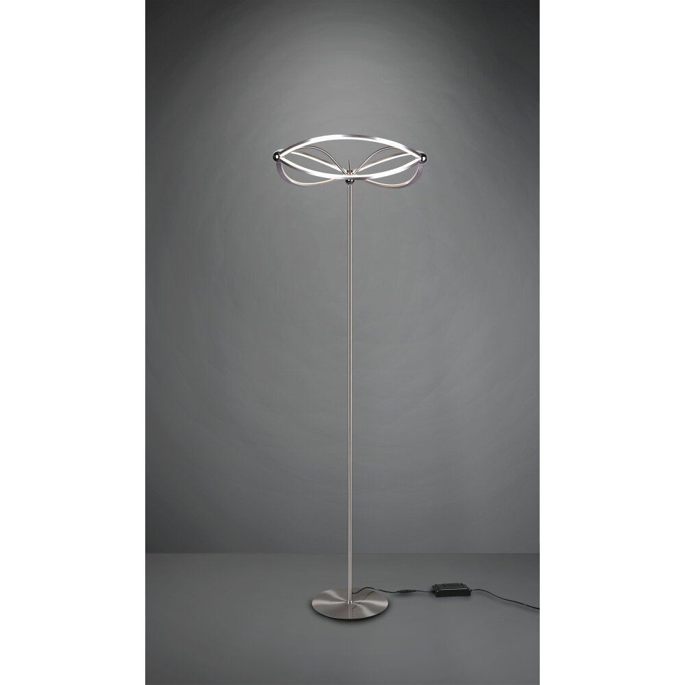 Trio Leuchten Charivari Stehleuchte LED Nickel-Matt, 1-flammig main product photo