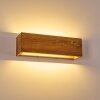 Adak Wandleuchte LED Holz dunkel, 1-flammig