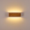 Adak Wandleuchte LED Holz dunkel, 1-flammig
