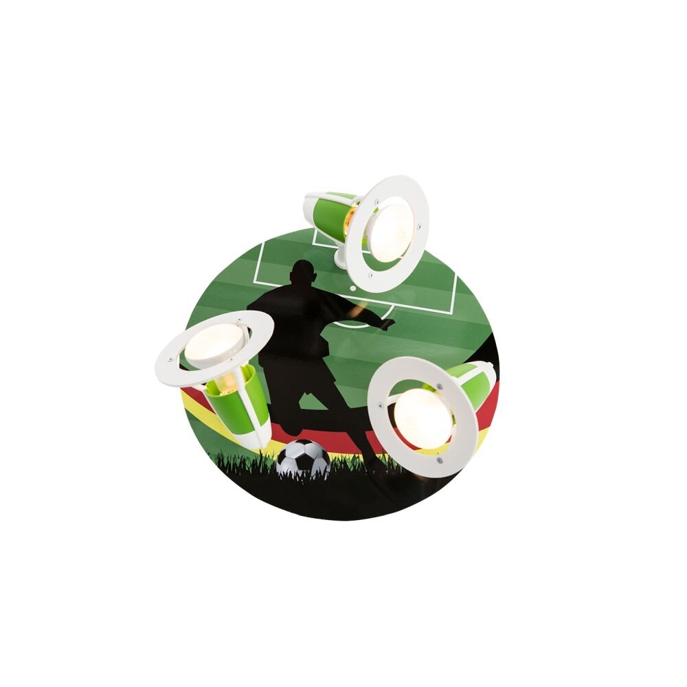 Elobra FUSSBALLER Rondell Grün, 3-flammig main product photo