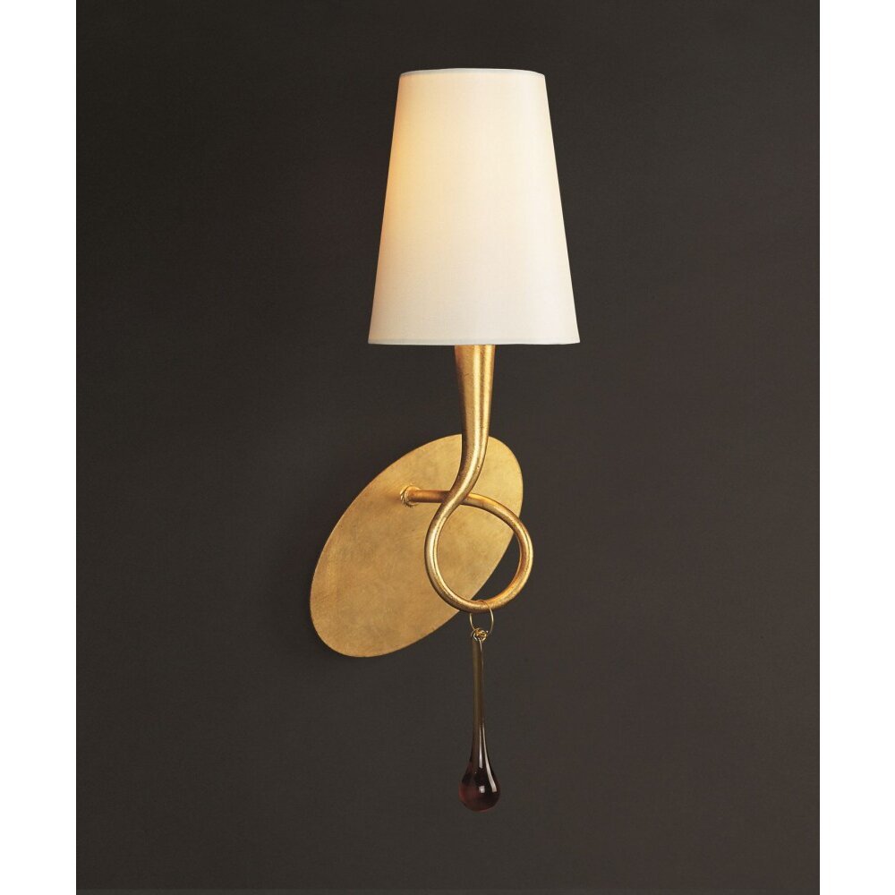Mantra Paola Wandleuchte Gold, 1-flammig main product photo