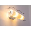 Ideal Lux CAMERINO Wandleuchte Aluminium, 2-flammig