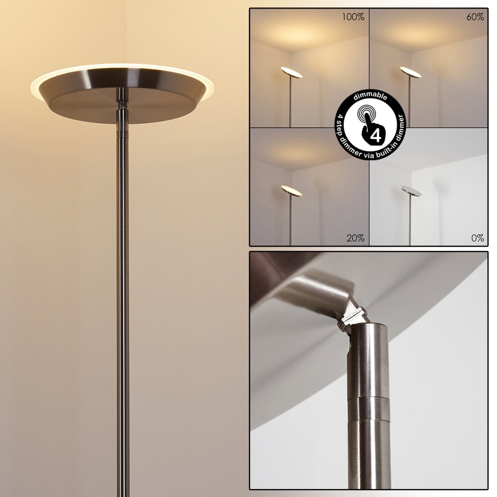 Mjoelby Deckenfluter LED Nickel-Matt, 1-flammig main product photo