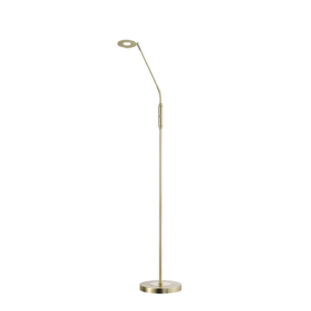 Honsel Dent Stehleuchte LED Messing, 1-flammig, Farbwechsler main product photo