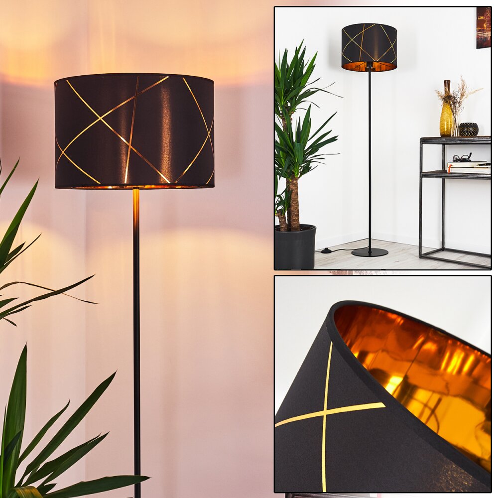 Opatija Stehlampe Schwarz, 1-flammig main product photo