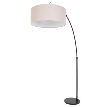 Steinhauer Gramineus Bogenlampe Schwarz, 1-flammig