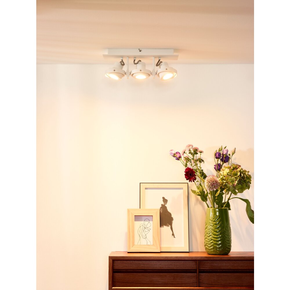 Lucide LANDA Deckenspot LED Weiß, 3-flammig main product photo
