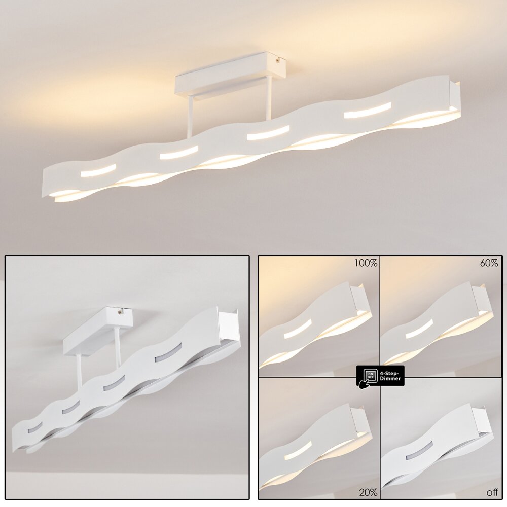 Nagold Deckenleuchte LED Weiß, 1-flammig main product photo