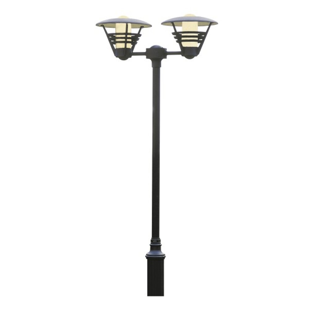 Konstsmide Gemini Leuchtenkopf Schwarz, 2-flammig main product photo