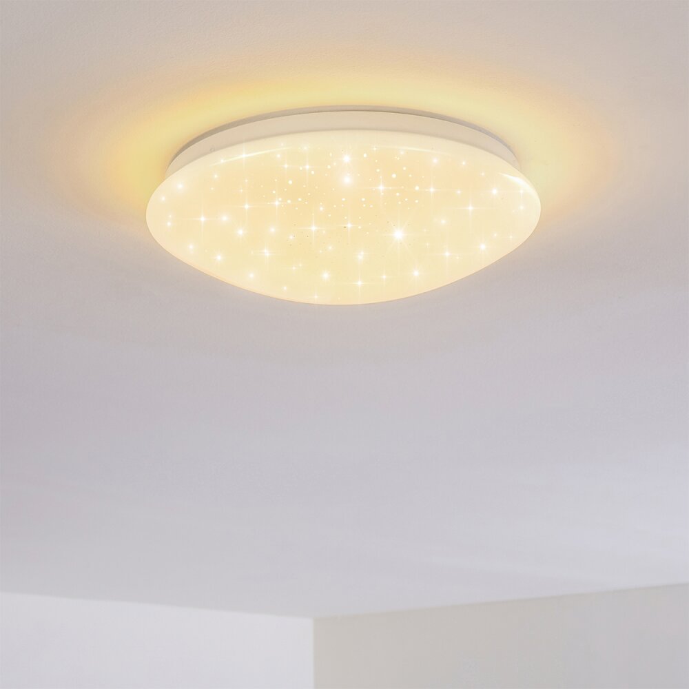 Norton Star Deckenleuchte LED Weiß, 1-flammig, Fernbedienung, Farbwechsler